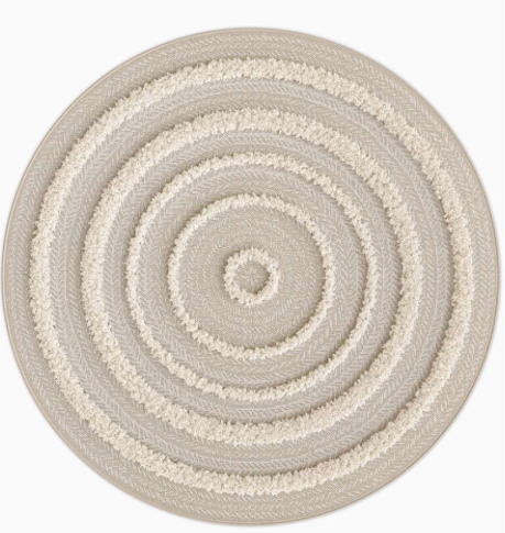 NL - Tapis Does en polypropylène beige et naturel