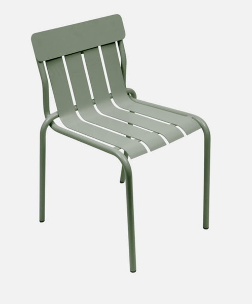 Chaise de jardin Mat en métal vert cactus