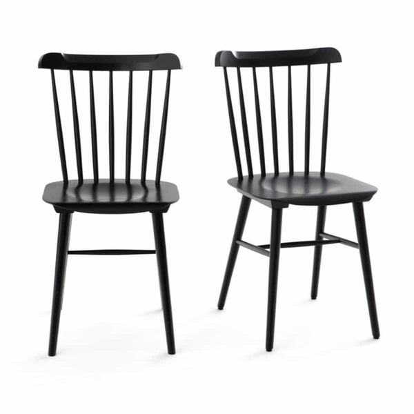 Lot de 2 Chaises Deltà du Parana en hêtre