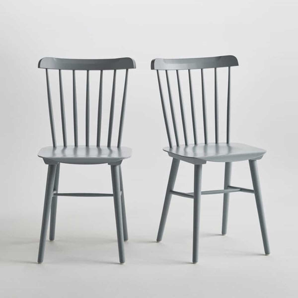 Lot de 2 Chaises Deltà du Parana en hêtre