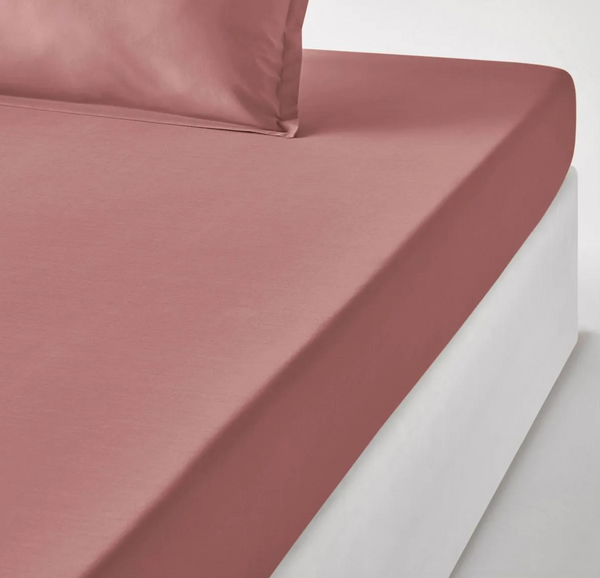 Drap housse Lluta en percale de coton