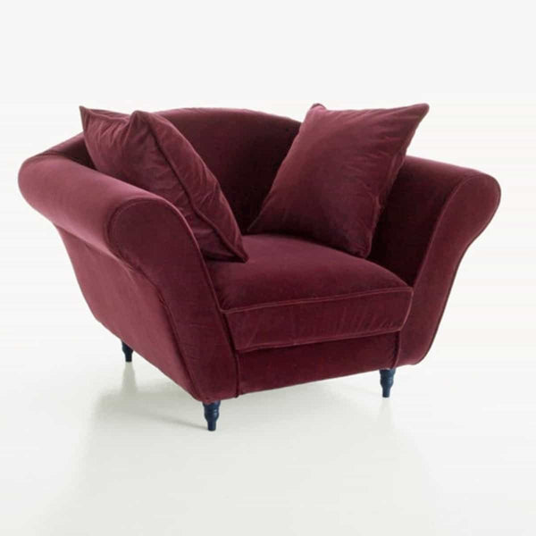 Fauteuil Escaut en velours