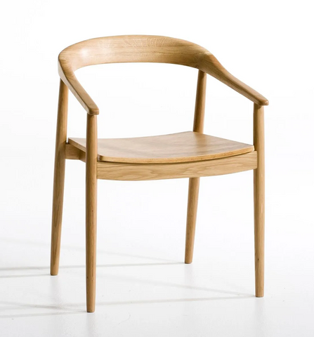 Fauteuil de table ALIKOS en chêne