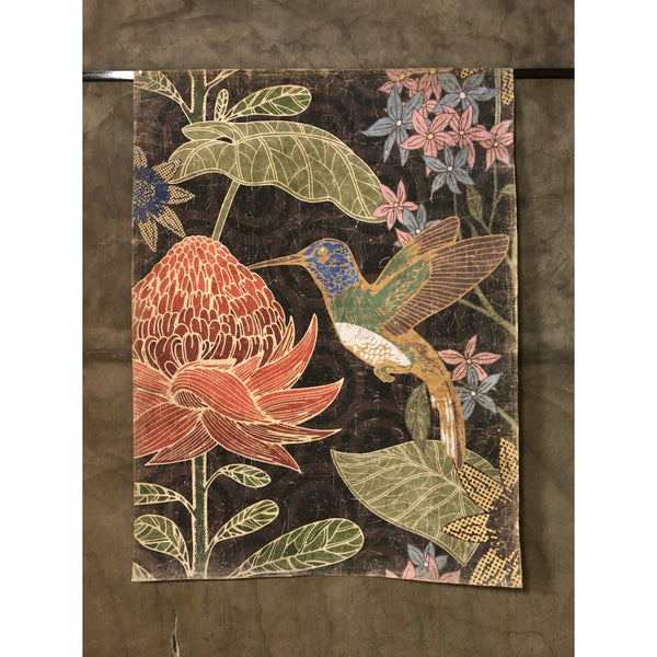Toile murale Liesing papier froissé multicolore