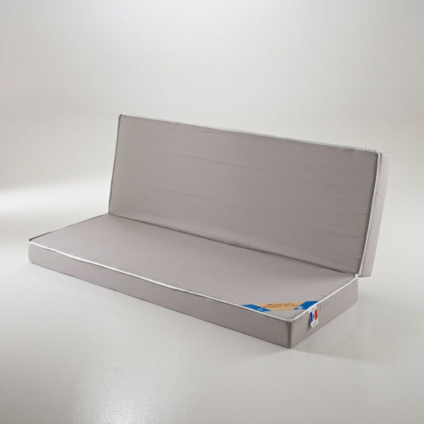 Matelas 100% latex, et mousse spécial banquette LAWE gris