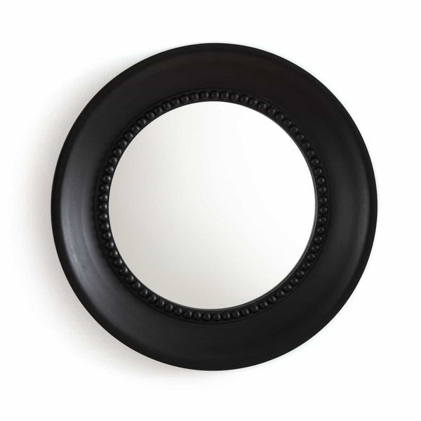 Miroir rond Restonica doré vielli