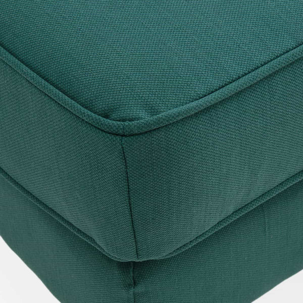 Pouf Elbe en coton et lin