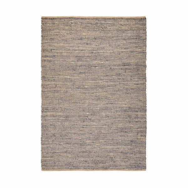 Tapis Louge en jute bleu