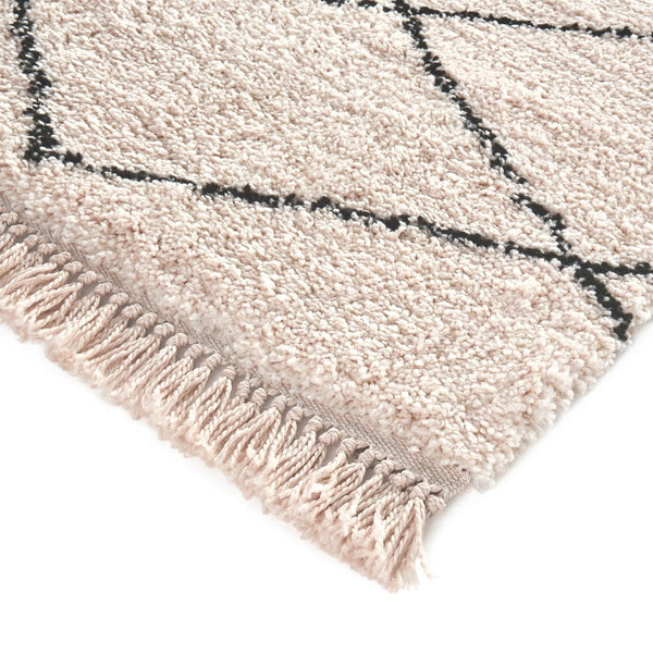Tapis de couloir style berbère MODER, écru