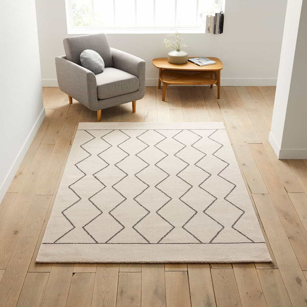 Tapis Mortagne blanc