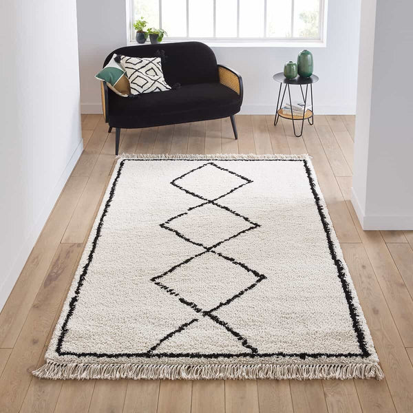 Tapis eau ecru