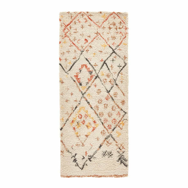 Tapis de couloir Odon multicolore