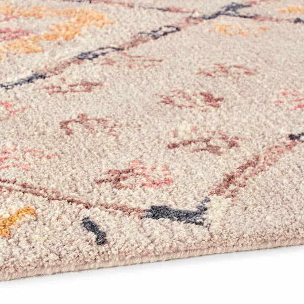 Tapis Oudon en laine multicolore
