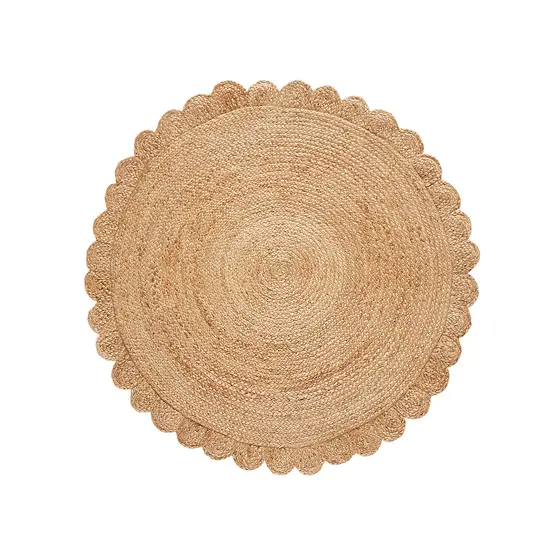 Tapis rond Aubance jute