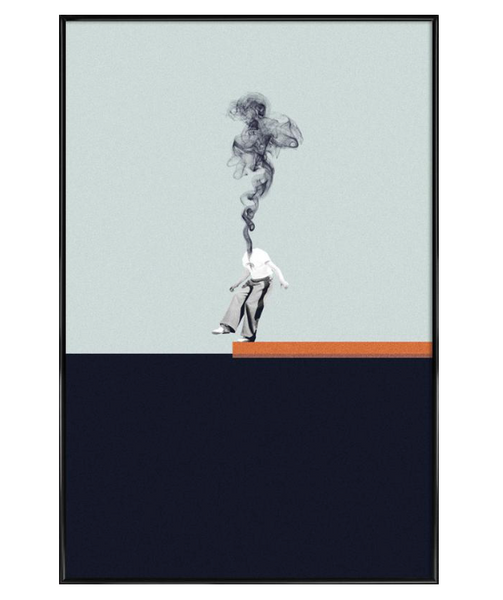 Cadre noir avec affiche 31x46 Maggia