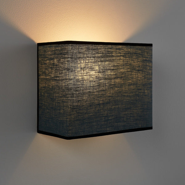 Applique murale rectangulaire en lin, OUGEOTTE