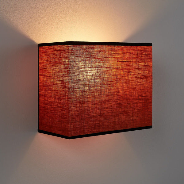 Applique murale rectangulaire en lin, OUGEOTTE