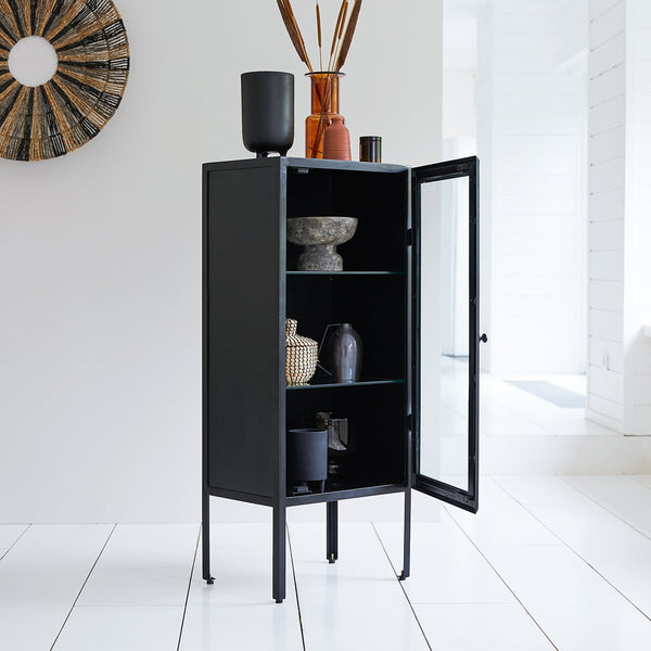 Armoire Tamega en métal noir