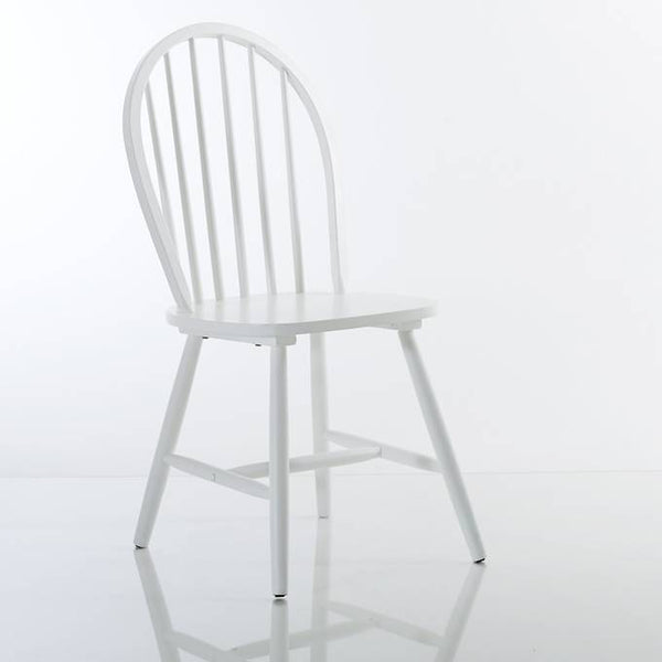 Lot de 2 chaises à barreaux Sarine en hévéa massif