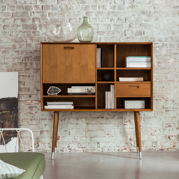 Buffet Mondego en teck naturel