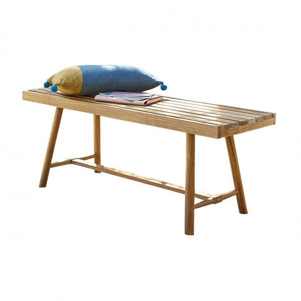 Banc de jardin en teck 120 SAVIGNY, marron