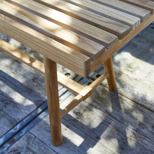 Banc de jardin en teck 120 SAVIGNY, marron