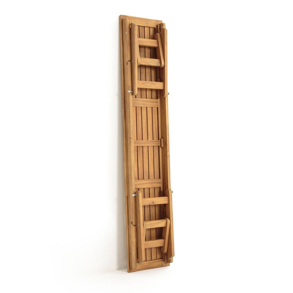 Banc de jardin Lere en eucalyptus naturel