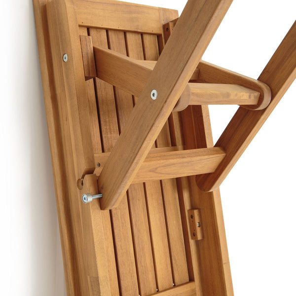 Banc de jardin Lere en eucalyptus naturel