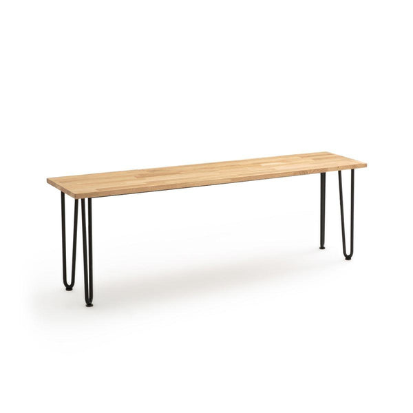 Banc en chêne massif, 110 cm, GALAURE chêne