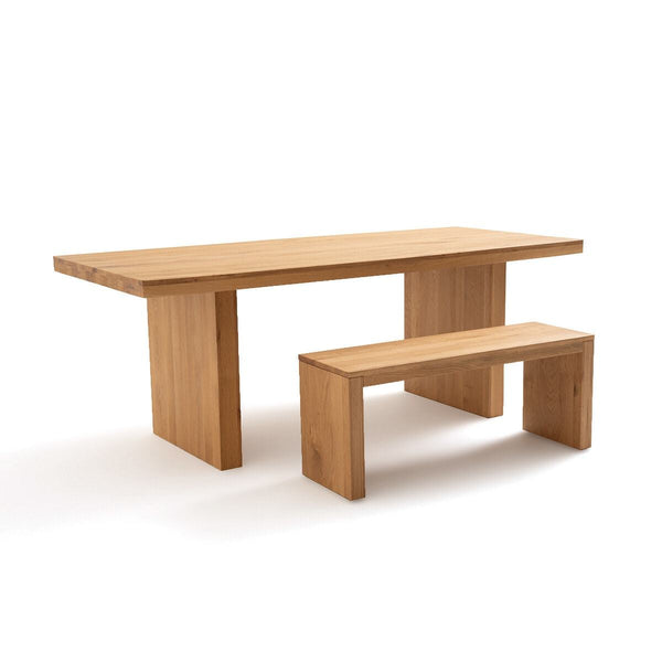 Banc 2 personnes chêne massif, Gard
