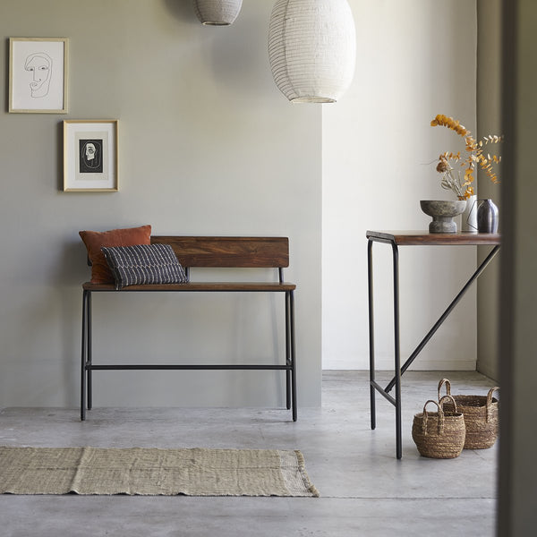 Banc Jamor en palissandre naturel