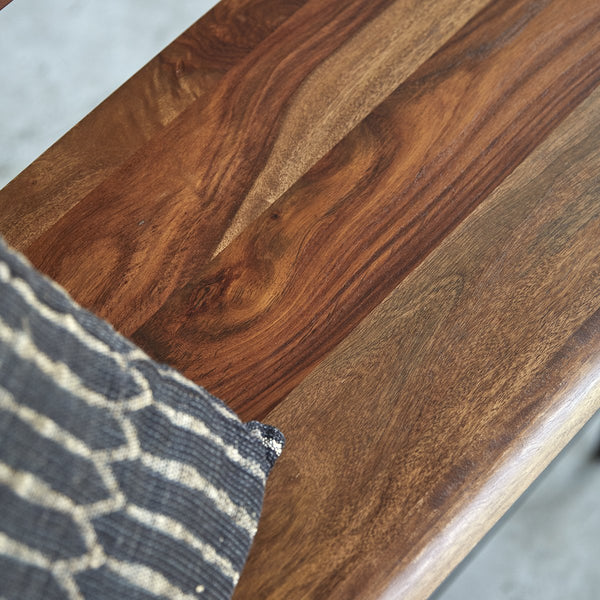 Banc Jamor en palissandre naturel