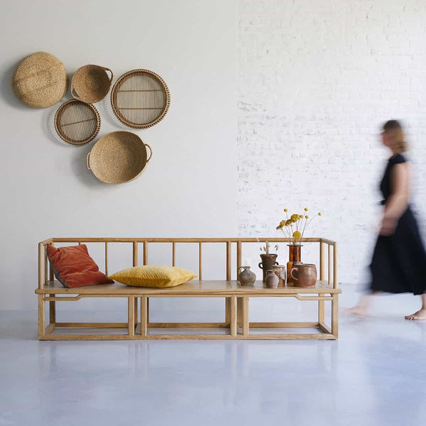 Banquette Mastallone en chêne naturel