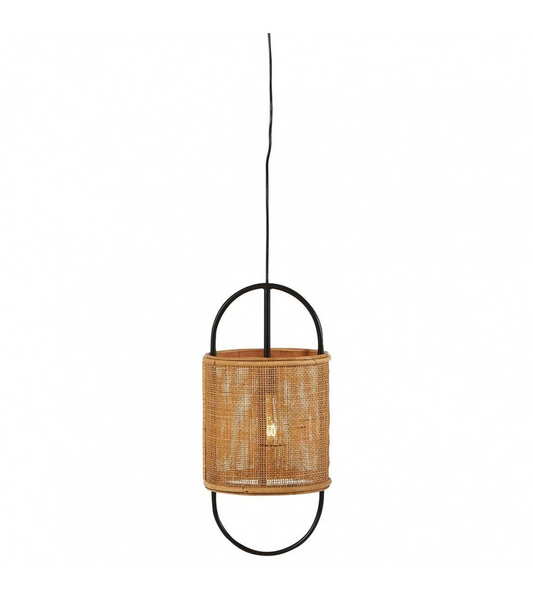 SP Suspension Bidente en rotin naturel
