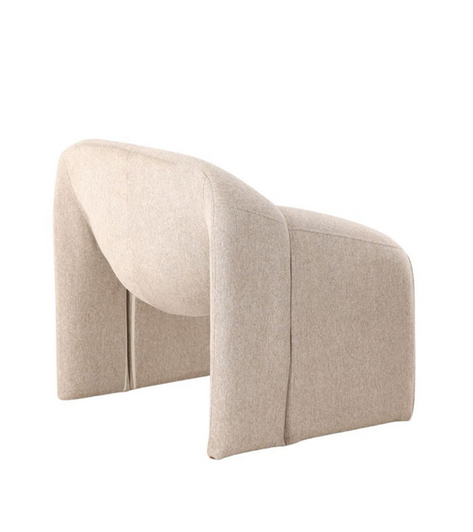 SP fauteuil Orvanne en tissu beige