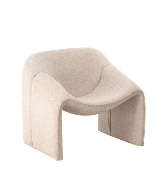 SP fauteuil Orvanne en tissu beige