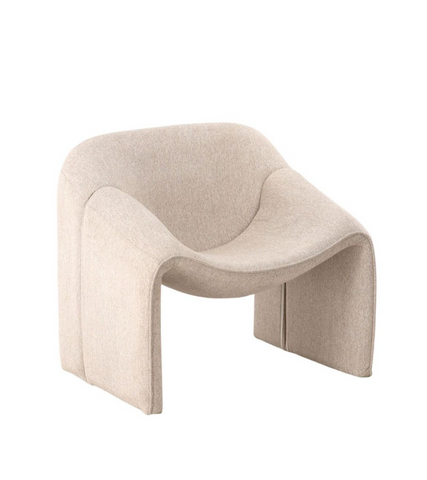 SP fauteuil Orvanne en tissu beige