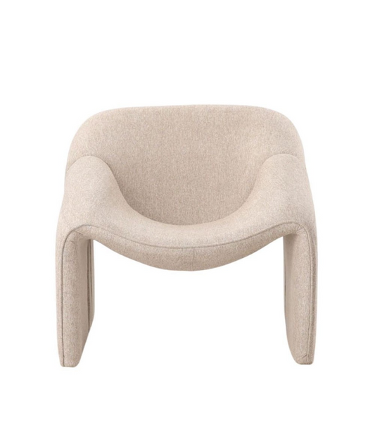 SP fauteuil Orvanne en tissu beige