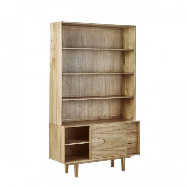 Bibliothèque en bois de mindy 120 CADEROLLES, naturel