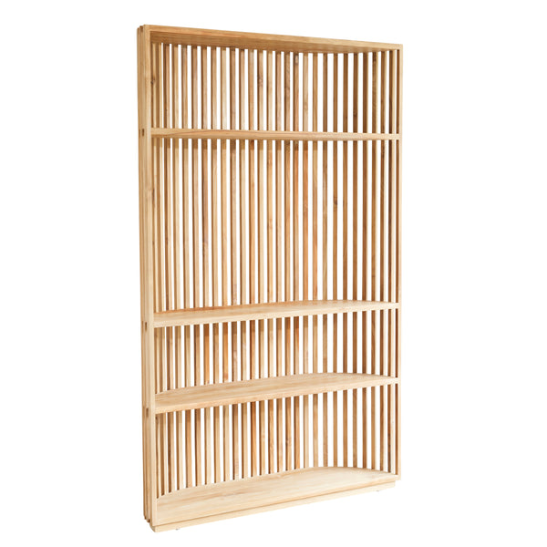 Bibliothèque en bois de teck 190 EMPARIS naturel