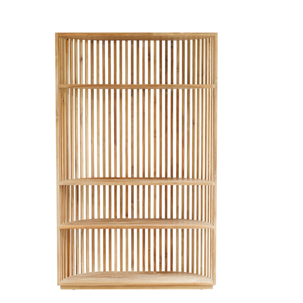 Bibliothèque en bois de teck 190 EMPARIS naturel