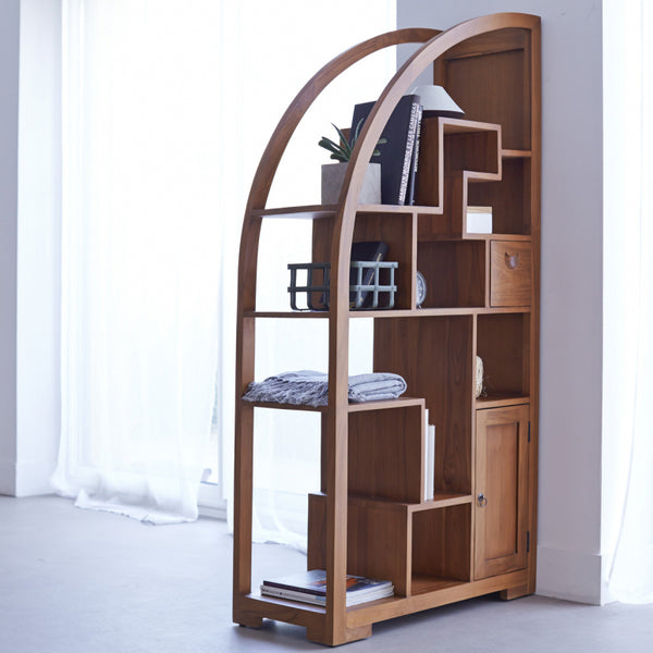 Bibliothèque Cavado en teck naturel