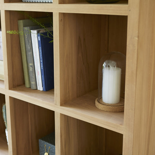 Bibliothèque Cetina en teck naturel