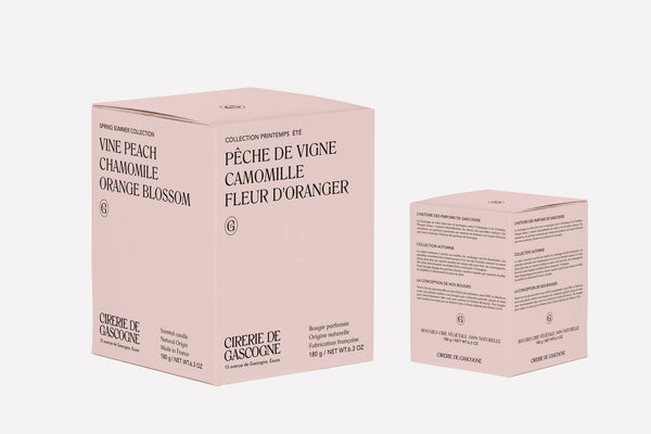 Bougie parfumée, Carcan, Rose