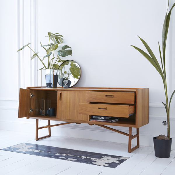 Buffet Cabris en teck naturel