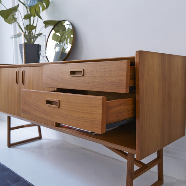 Buffet Cabris en teck naturel