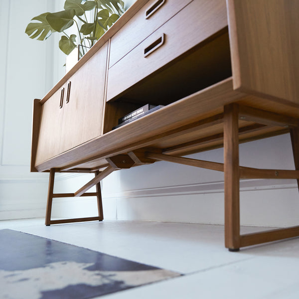 Buffet Cabris en teck naturel