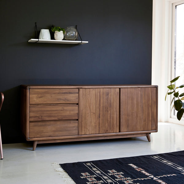 Buffet Dives en teck naturel