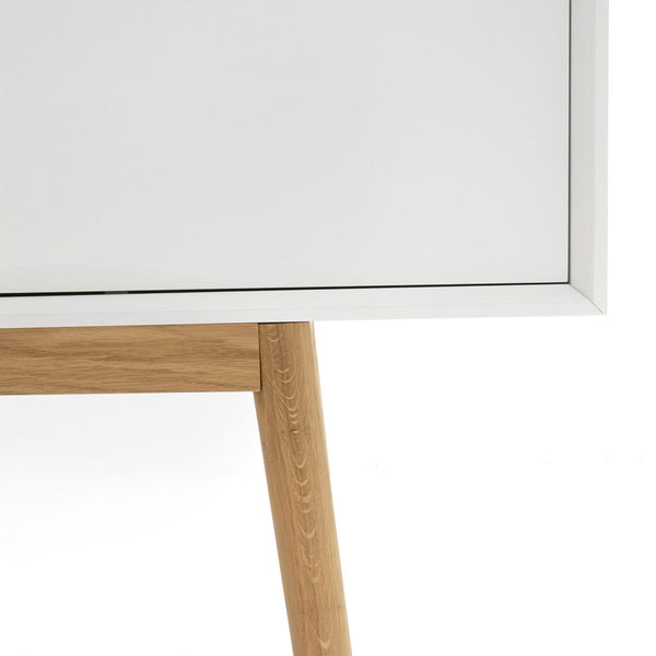 Buffet enfilade Goul en chêne massif blanc