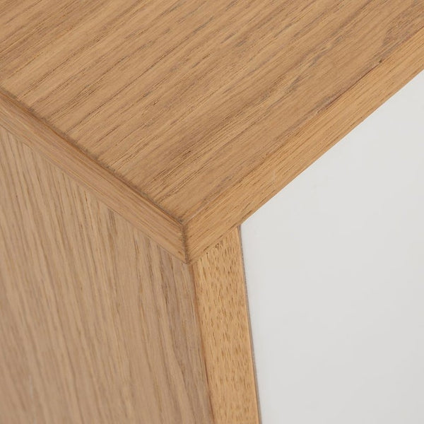 Buffet Grenn en bois naturel et blanc